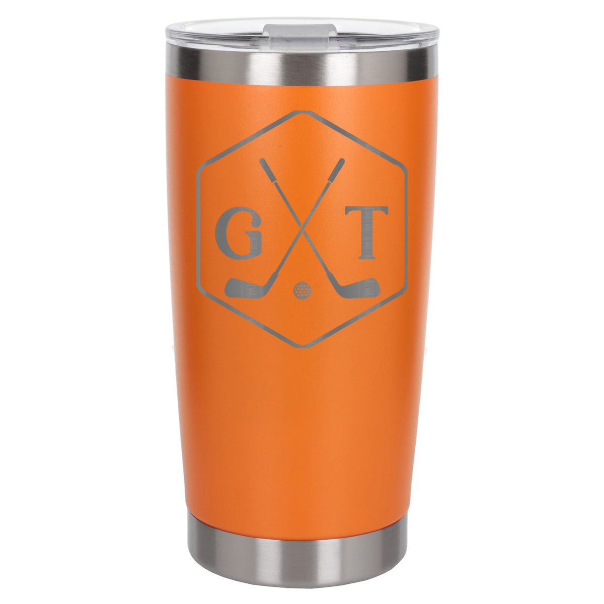 Orange Thermal Metal Coffee Cup