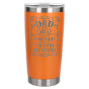 Orange Thermal Metal Coffee Cup