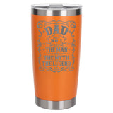 Orange Thermal Metal Coffee Cup