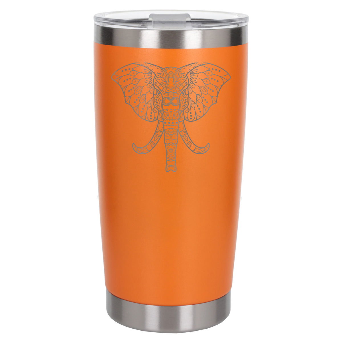 Orange Thermal Metal Coffee Cup