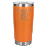 Orange Thermal Metal Coffee Cup