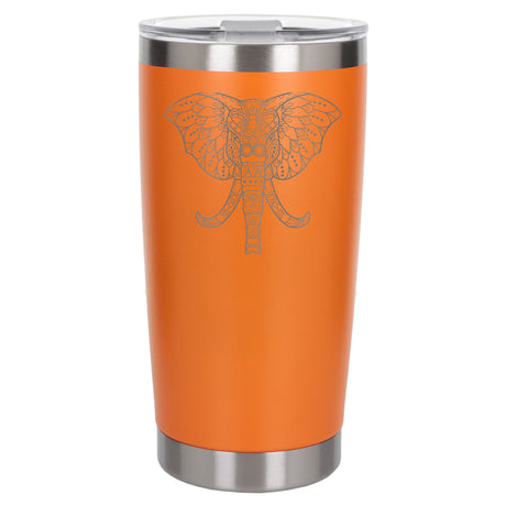 Orange Thermal Metal Coffee Cup