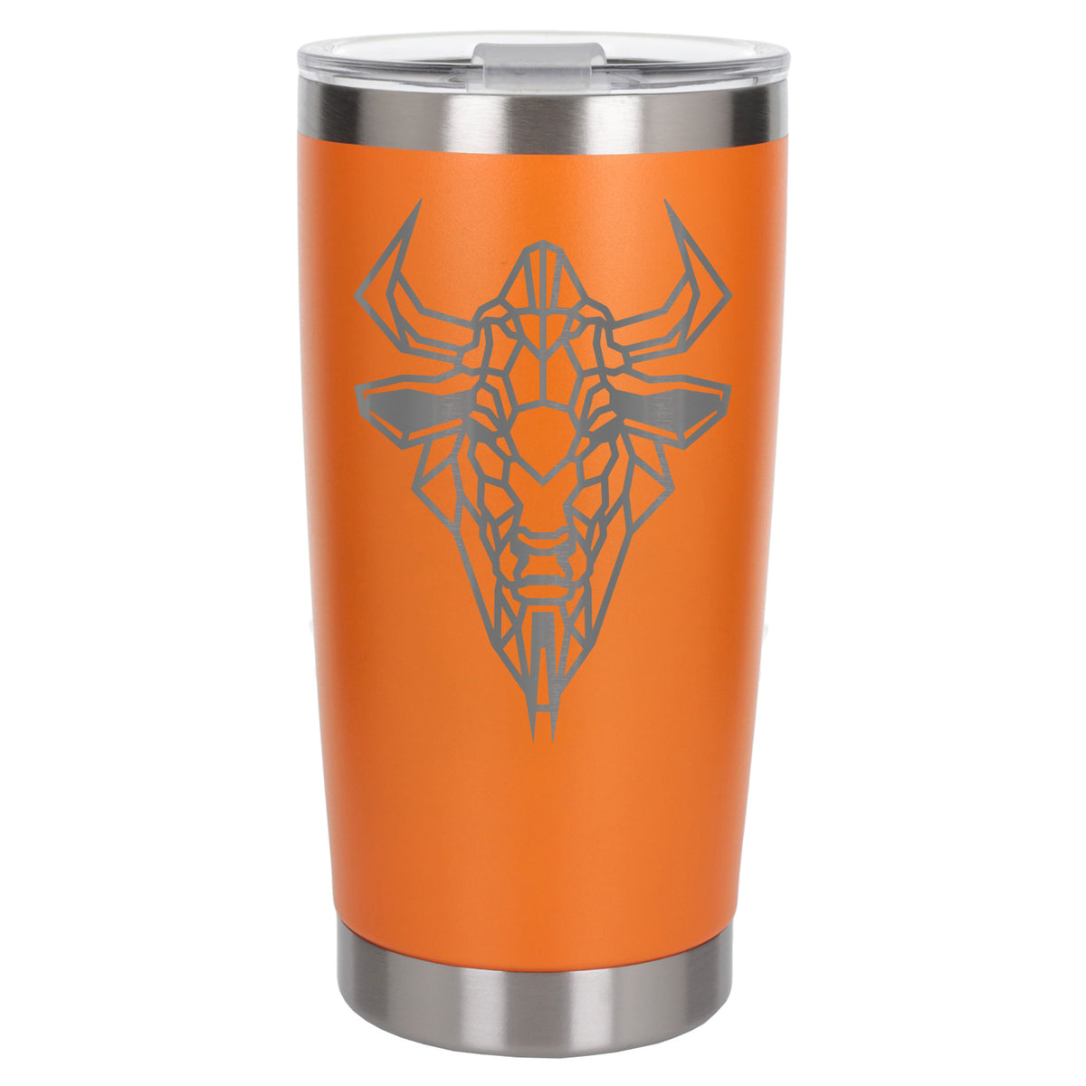 Orange Thermal Metal Coffee Cup