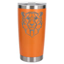 Orange Thermal Metal Coffee Cup