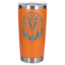 Orange Thermal Metal Coffee Cup
