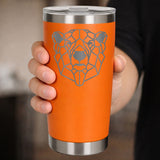 Orange Thermal Metal Coffee Cup
