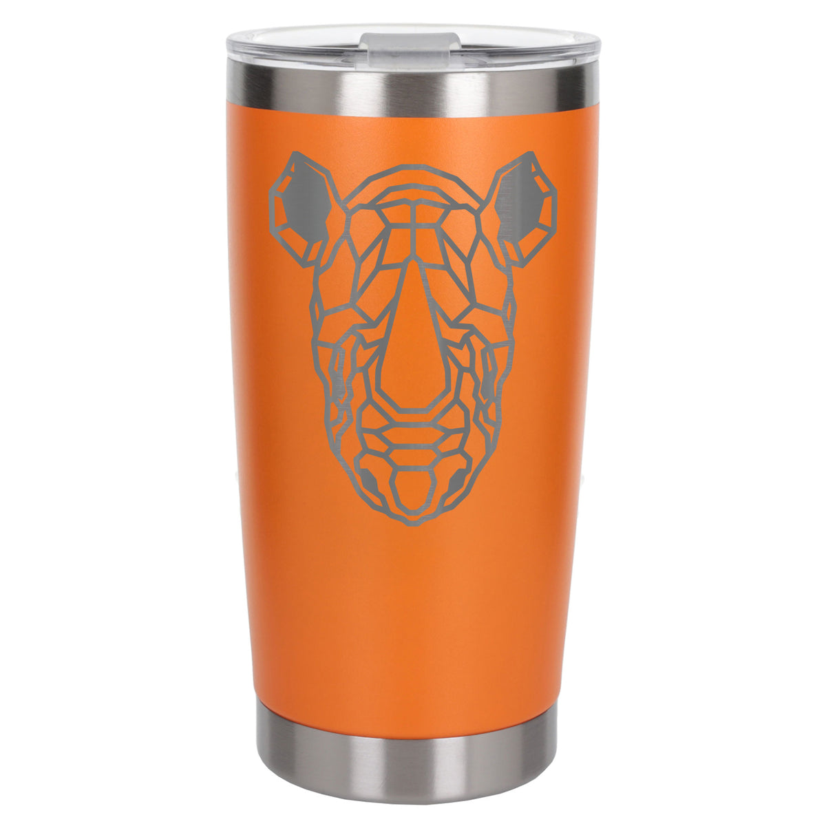 Orange Thermal Metal Coffee Cup