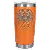 Orange Thermal Metal Coffee Cup