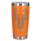 Orange Thermal Metal Coffee Cup