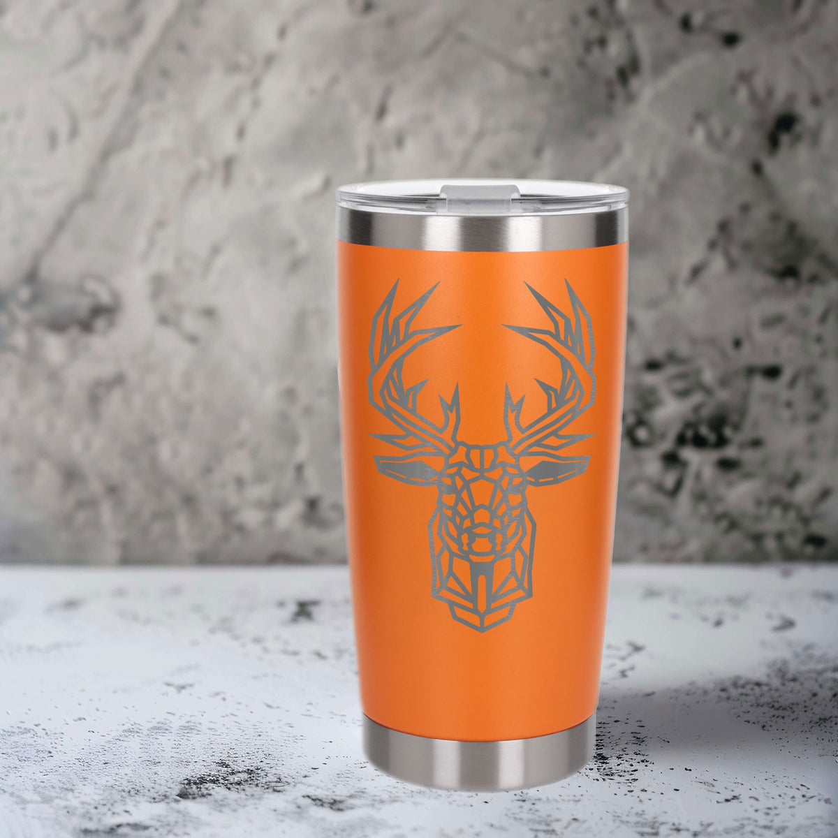 Orange Thermal Metal Coffee Cup