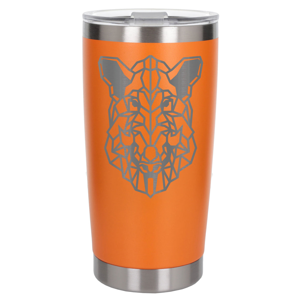 Orange Thermal Metal Coffee Cup