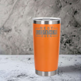 Orange Thermal Metal Coffee Cup