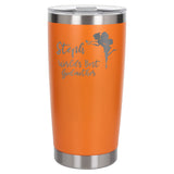 Orange Thermal Metal Coffee Cup