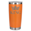 Orange Thermal Metal Coffee Cup