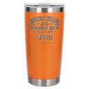 Orange Thermal Metal Coffee Cup