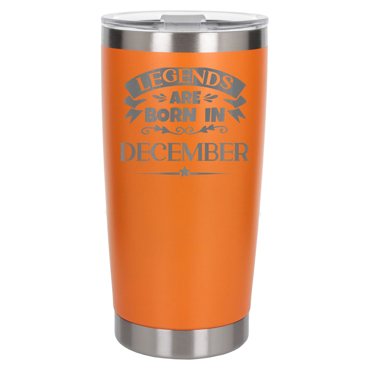 Orange Thermal Metal Coffee Cup