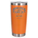 Orange Thermal Metal Coffee Cup