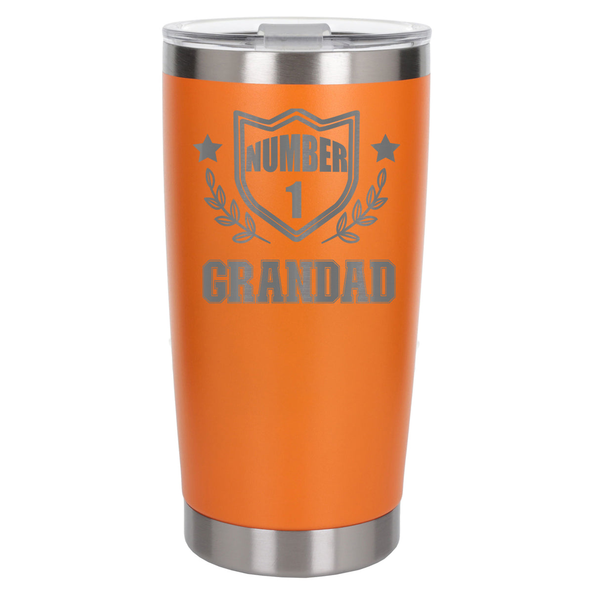 Orange Thermal Metal Coffee Cup