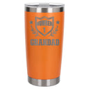 Orange Thermal Metal Coffee Cup