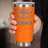 Orange Thermal Metal Coffee Cup