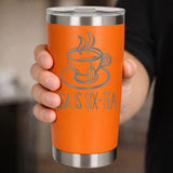 Orange Thermal Metal Coffee Cup