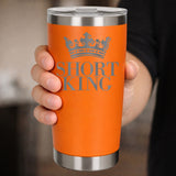 Orange Thermal Metal Coffee Cup