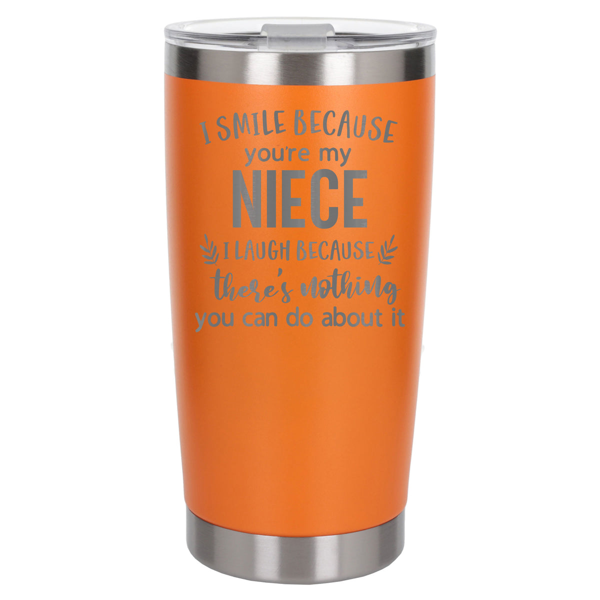 Orange Thermal Metal Coffee Cup