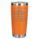 Orange Thermal Metal Coffee Cup