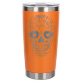 Orange Thermal Metal Coffee Cup