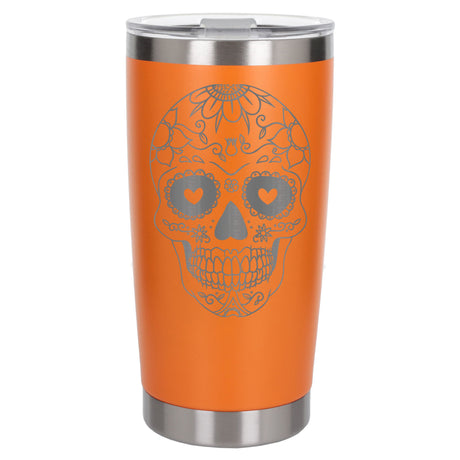 Orange Thermal Metal Coffee Cup