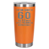 Orange Thermal Metal Coffee Cup