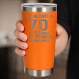 Orange Thermal Metal Coffee Cup