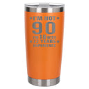 Orange Thermal Metal Coffee Cup
