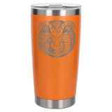 Orange Thermal Metal Coffee Cup