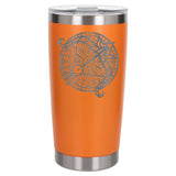 Orange Thermal Metal Coffee Cup