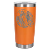 Orange Thermal Metal Coffee Cup