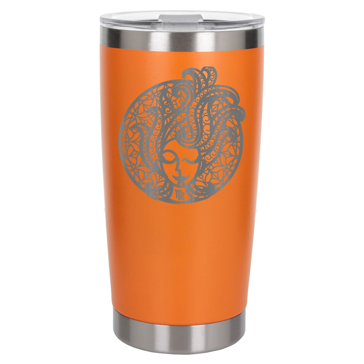 Orange Thermal Metal Coffee Cup
