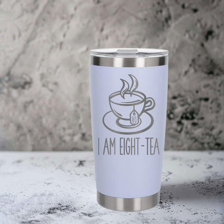 White Thermal Metal Coffee Cup