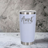 White Thermal Metal Coffee Cup