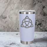 White Thermal Metal Coffee Cup