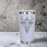White Thermal Metal Coffee Cup