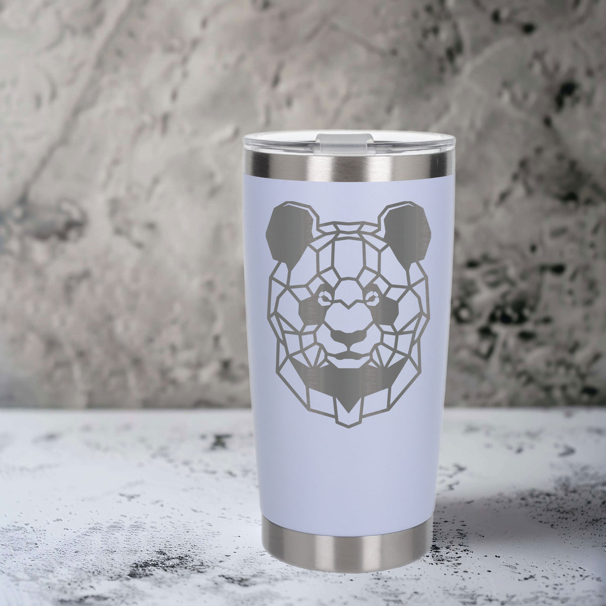 White Thermal Metal Coffee Cup