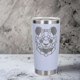 White Thermal Metal Coffee Cup