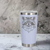 White Thermal Metal Coffee Cup
