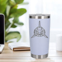 White Thermal Metal Coffee Cup