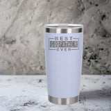 White Thermal Metal Coffee Cup