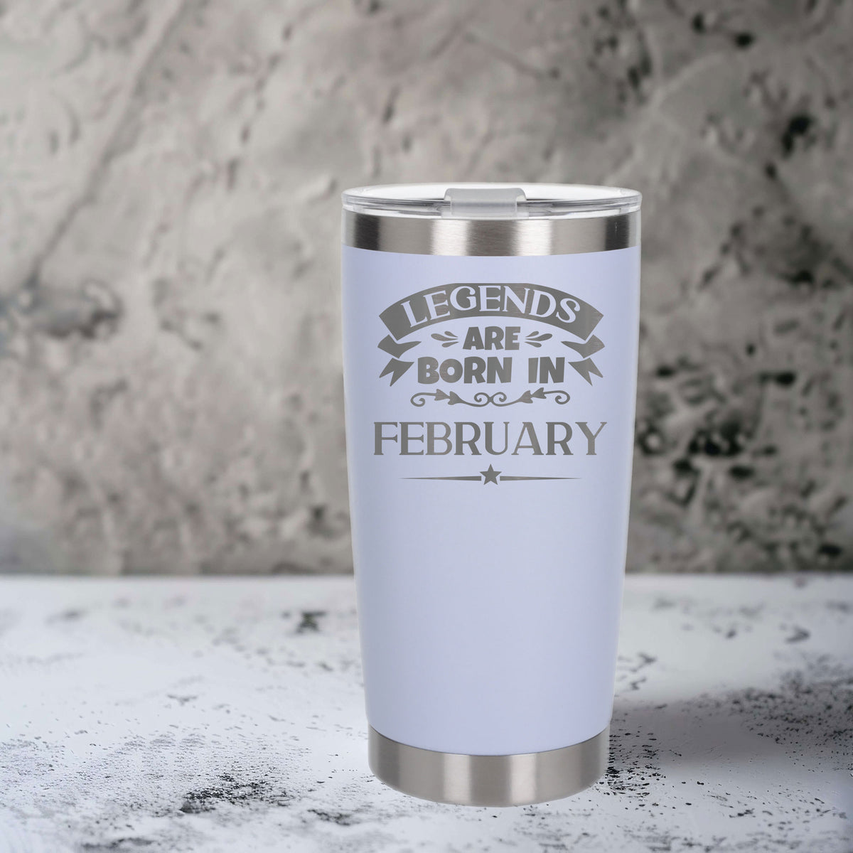 White Thermal Metal Coffee Cup
