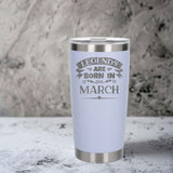 White Thermal Metal Coffee Cup