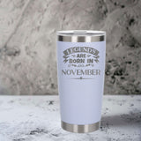 White Thermal Metal Coffee Cup