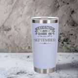 White Thermal Metal Coffee Cup